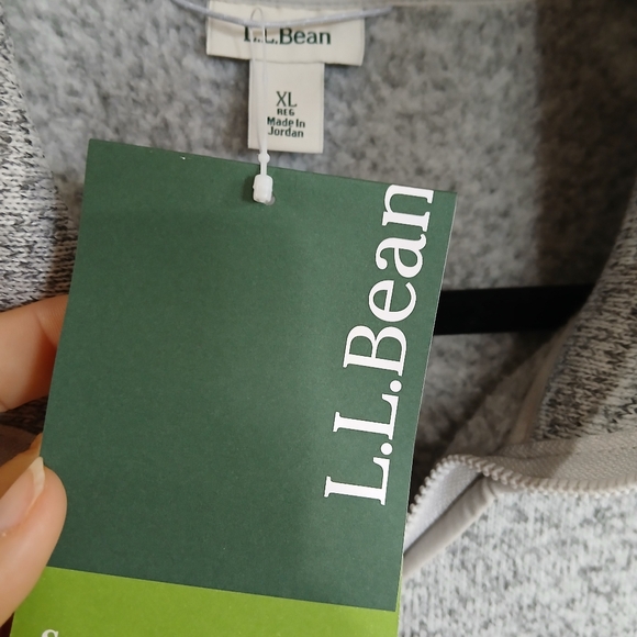 LL Bean Women's Fleece Pullover Sweater XL NWT Cozy Outdoor Warm Quarter Zip - Picture 4 of 8